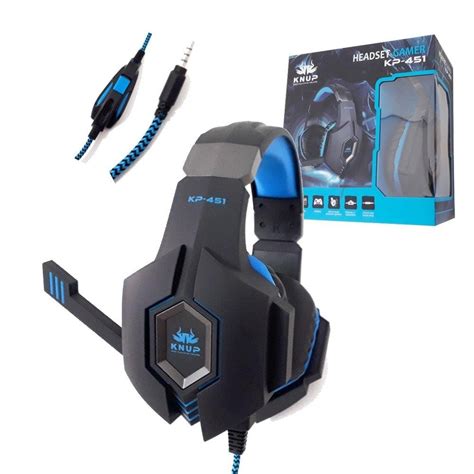 Fone Headset Gamer P Usb Metros Knup Kp Black Friday Pontofrio