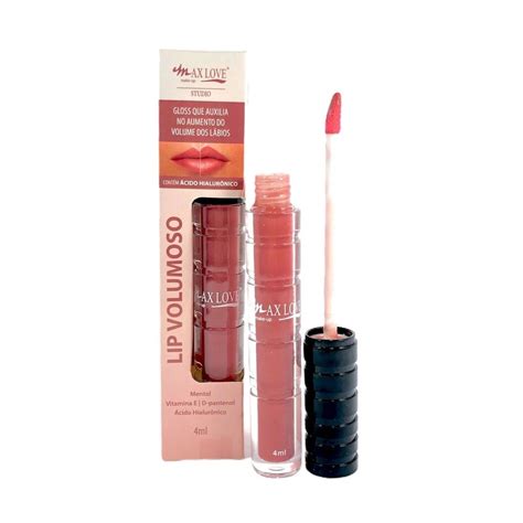 Gloss Labial Max Love Lip Volumoso Nude Ml Shopee Brasil