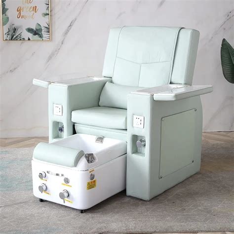 High End No Plumbing Chair Electric Lay Down Throne Nail Salon