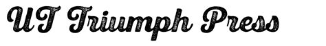 Ut Triumph Font Webfont And Desktop Myfonts