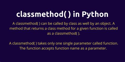 Python Classmethod Askpython