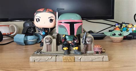 Funko Pop Star Wars The Mandalorian Boba Fett Fennec Shand Vinyl