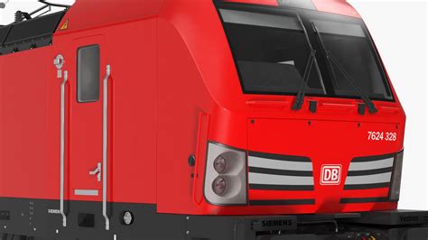 Locomotora Siemens Mobility Vectron Roja Modelo D Ds Blend