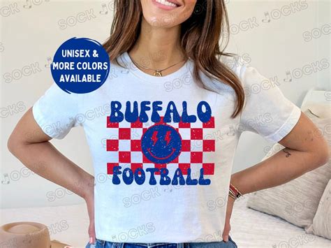 Groovy Bills Smiley Face Shirt Retro Bills Football Shirt Vintage