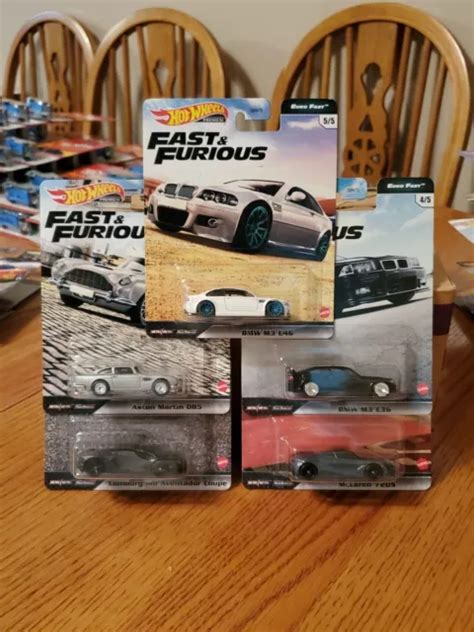 HOT WHEELS PREMIUM Car Culture Fast Furious Euro Fast Complet Set De 1 5 EUR 64 02 PicClick FR