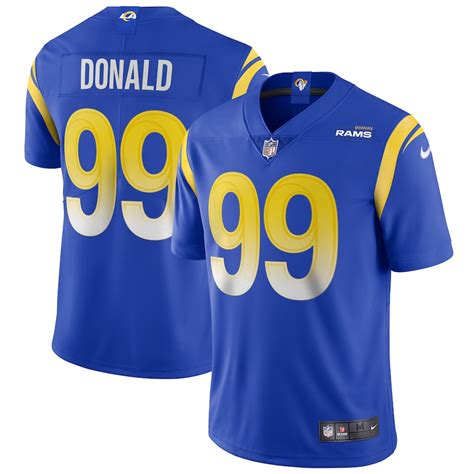 Men's Los Angeles Rams Aaron Donald Nike Royal Vapor Limited Jersey