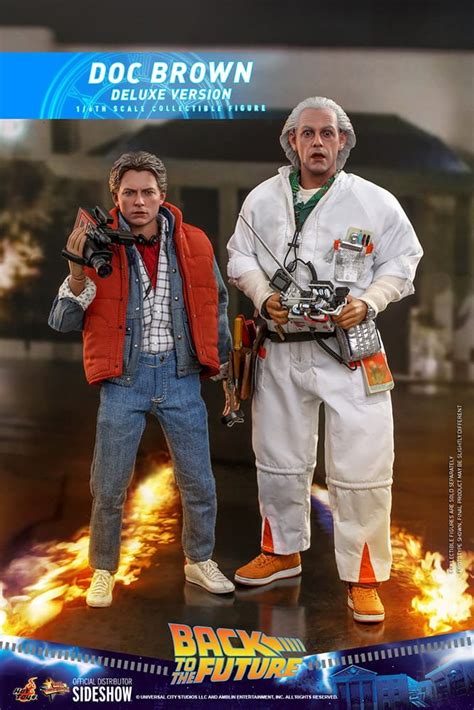 Doc Brown Deluxe Version Sixth Scale Figure By Hot Toys Egyfigures