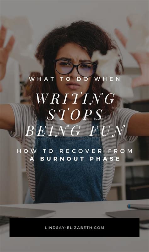 What to Do When Writing Stops Being Fun - Lindsay Elizabeth