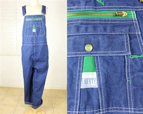Vintage 90s Liberty Denim Overalls Bib Overalls Grung Gem