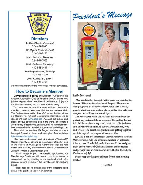 Western Pennsylvania Region, AACA - Western Round-Up Page 2