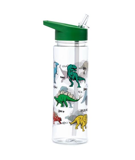 Botella De Agua Inastillable Con Pajita Y Asa Dinosaurios Dinosauria