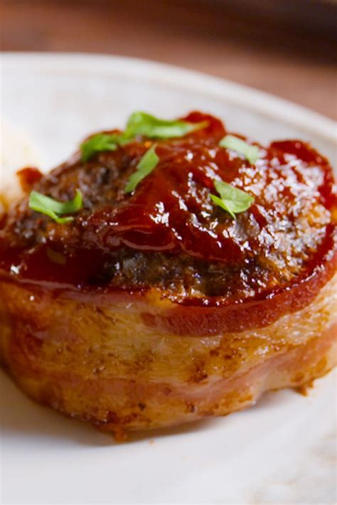 Best Bacon Mini Meatloaves Recipe