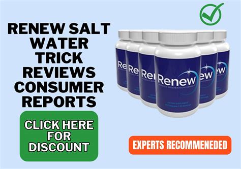 RENEW Salt Water Trick Reviews 2024 My Fat Burn Aging Results