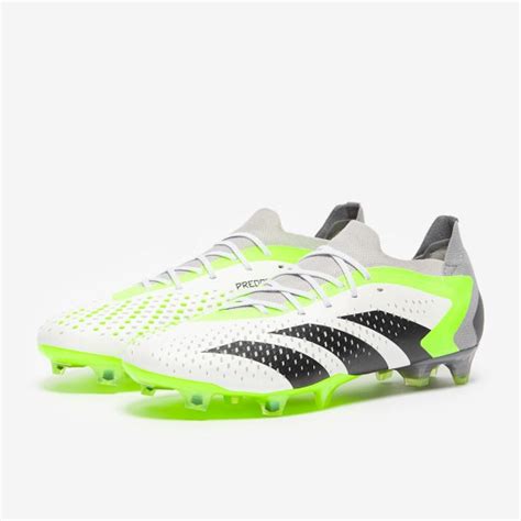 Sepatu Bola Adidas Predator Accuracy 1 Low FG White Core Black Lucid