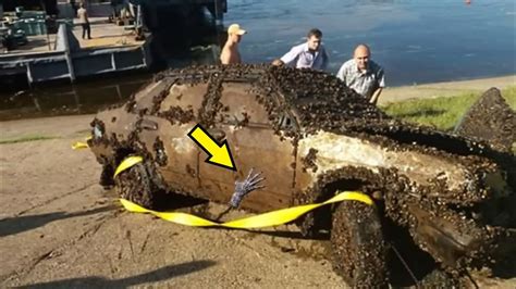 Со дна Волги подняли машину, внутри обнаружили шокирующую находку ...