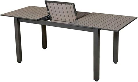 Trudiogmor Table De Jardin Largeur 80 Cm Avec Rallonge