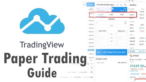 Tradingview Paper Trading Tutorial YouTube