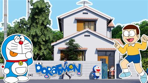 doraemon nobita house   sqm full plan youtube