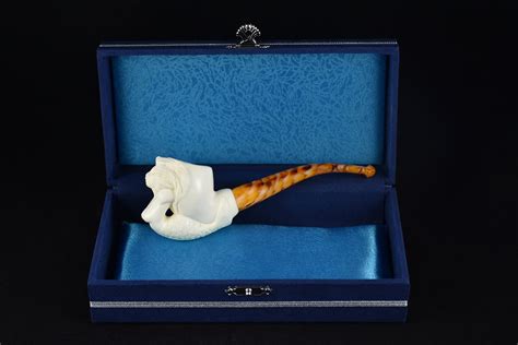 Mermaid Pipe Naked Woman Pipe Erotic Meerschaum Pipe Hand Carved Pipe Handmade Pipe Smoking