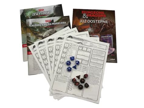 Gra Planszowa Dungeons And Dragons Zestaw Startowy Jezyk Polski