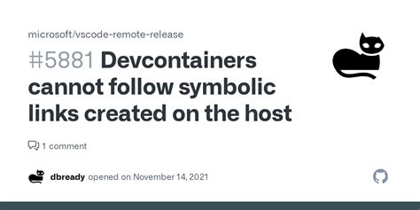 Devcontainers Cannot Follow Symbolic Links Created On The Host Issue