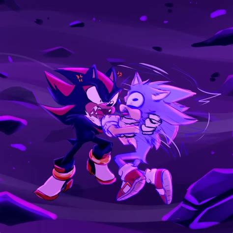 Sonic Prime In A Nutshell Sonic And Shadow Sonic Fan Art Sonic Art