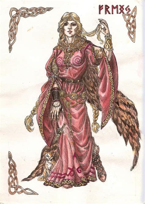 Freyja By Righon On Deviantart Norse Myth Norse Goddess Freya Goddess