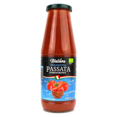 Passata Pomidorowa Bio 680 G Vitaliana Bio Zakątek