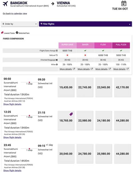 Thai Airways Connecting Flights Connecting Flights Guide