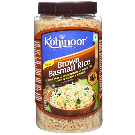 Buy Kohinoor Brown Basmati Rice Jar 1 Kg Online SastaSundar