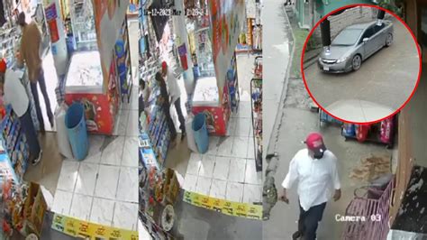 Video Con Pistola En Mano Sujetos Asaltan Mercadito En Taulab Comayagua