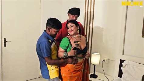 Chubby Indian Milf Gets Two Dicks