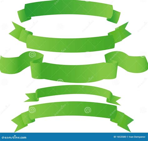 Green Banners Stock Vector Image Of Colorful Logo Banner 1653580