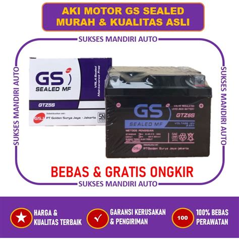 Jual Aki Motor Suzuki Spin Shogun 125 Arashi SNI Kering GTZ5S