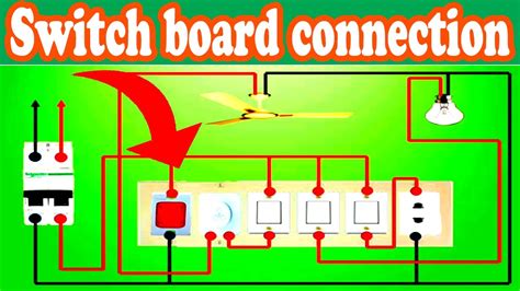 Switch Board Wiring Connection With One Fan Dimmer Extension Board