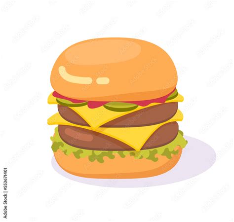 Huge Hamburger Clip Art