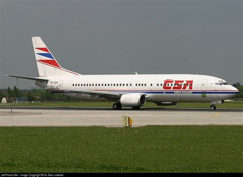 OK DGM Boeing 737 45S CSA Czech Airlines AL Alan Lebeda JetPhotos