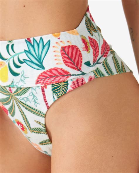 Riachuelo Biqu Ni Calcinha Hot Pant Floral Branco Dript By Riachuelo