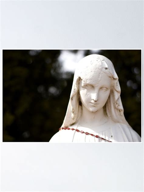 Mama Mary Poster By Royalblewitup Redbubble