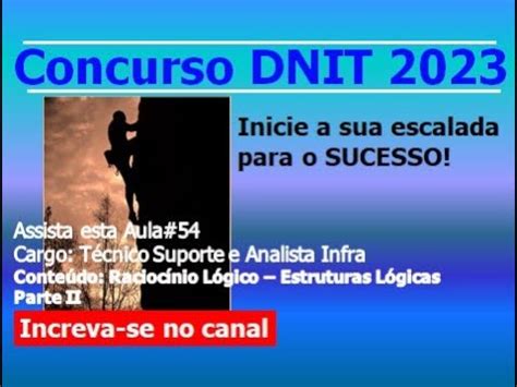 Aula 54 Concurso DNIT 2023 YouTube