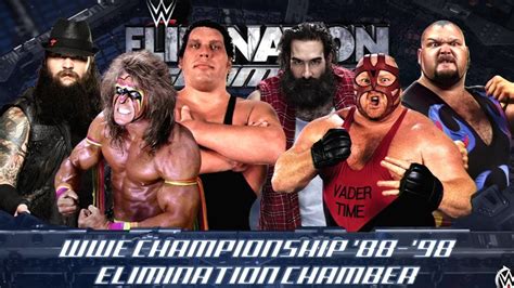 WWE 2K16 6 Man Elimination Chamber Match YouTube