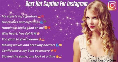 350 Best Hot Caption For Instagram 2025 Captionspro
