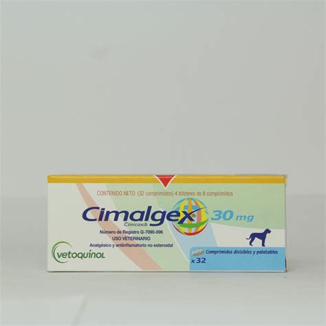 CIMALGEX 30 MG 32 TABS R S Medivet Puebla