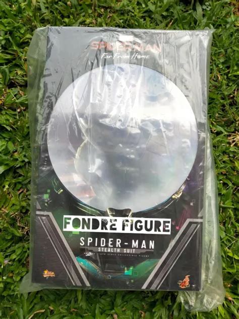 Original Hot Toys Spiderman Stealth Suit Regular Ver Mms Spider Man Far From Home Ht Ori