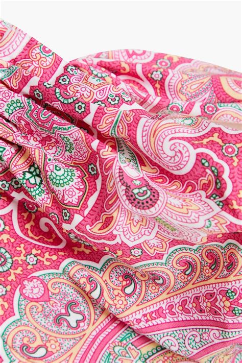 Melissa Odabash Barbados Paisley Print Underwired Bandeau Bikini Top The Outnet