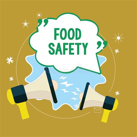 Text Sign Showing Food Safety Conceptual Photo Conditions And