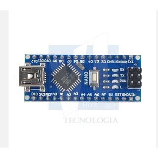 Placa Nano 3 0 Controlador Usb V3 Atmega 328P Pinos Soldados Para