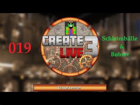 Minecraft Create Live Schleimb Lle Bohrer Lets Play