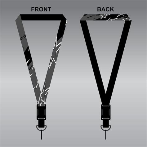 Premium Vector Lanyard Template Design For Company Purposes And More