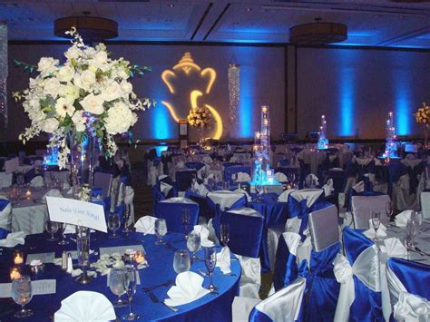 Royal Blue And Silver Wedding Decorations Elegant Silver Wedding